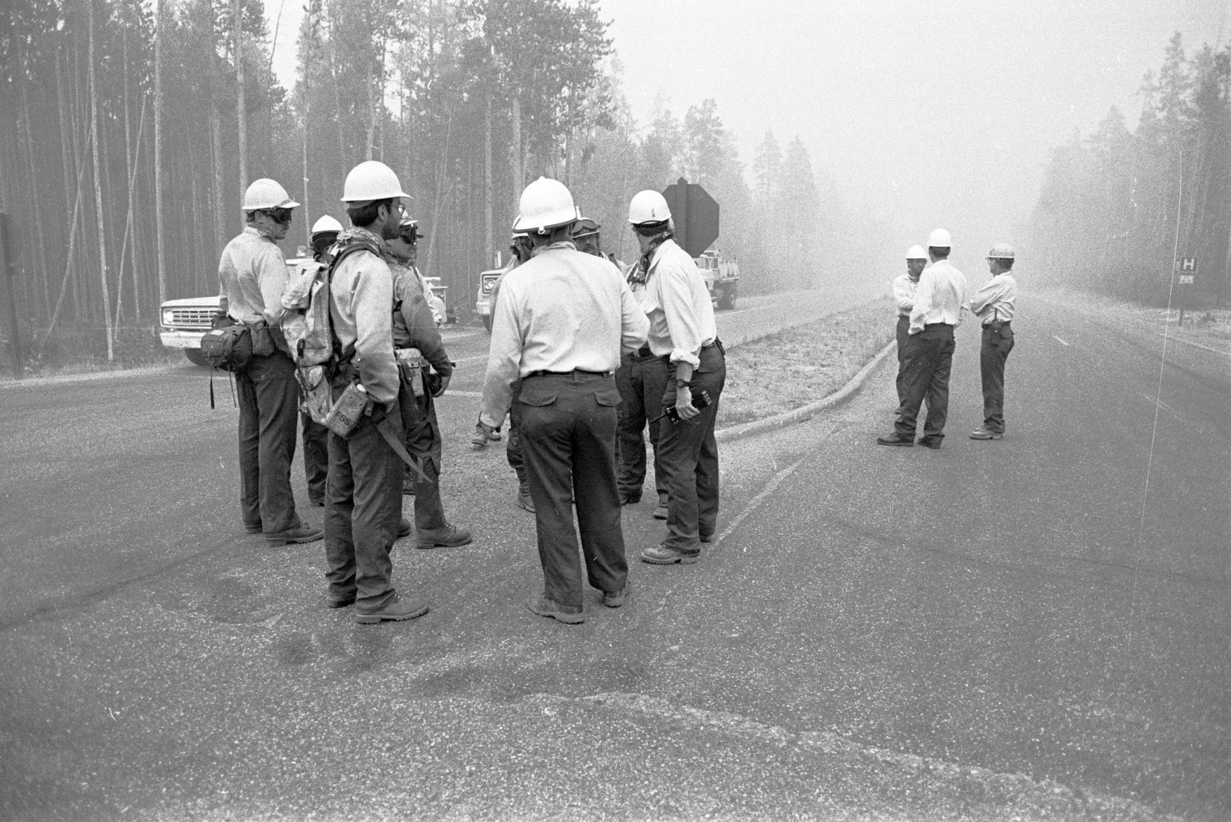 Fire crew on Black Saturday